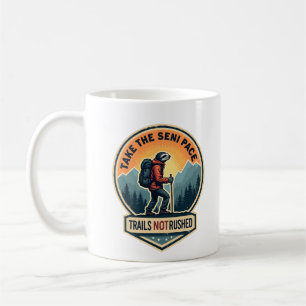Faultier-Wander-Shirt im Vintage-Stil Lustiges Lan Kaffeetasse
