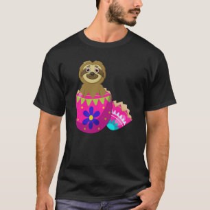 Faultierbaby schlüpft aus Ostereiern am Ostersonnt T-Shirt