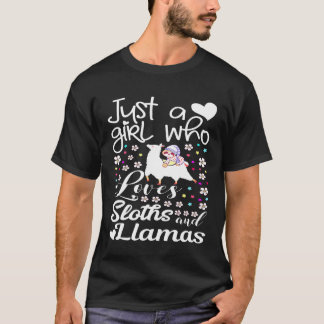 Faultierliebhaber  Nur ein Mädchen das Faultiere u T-Shirt