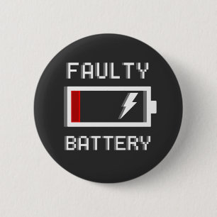 Faulty Battery Button