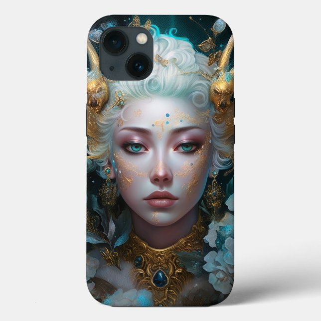 Faun Elf Woman Fantasy Art Case-Mate iPhone Hülle (Rückseite)