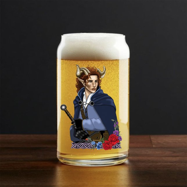 Faun Horned Fae Fantasy  Dosenglas (Von Creator hochgeladen)