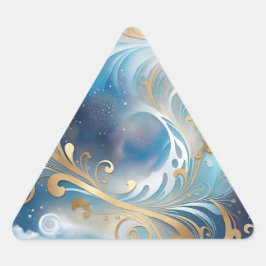 Fauna 1 - 001 dreieckiger aufkleber