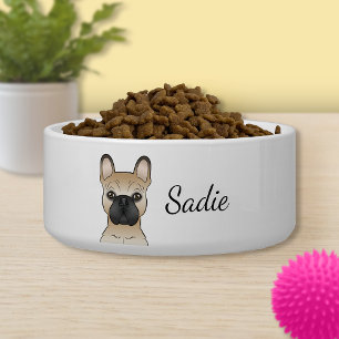 Fauna mit schwarzer Maske Französischer Bulldog Hu Napf