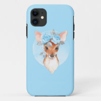 Fauna und blaue Rose