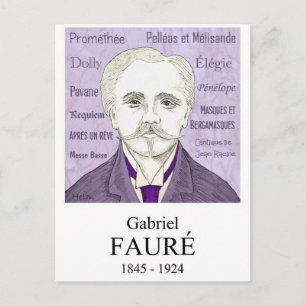 Fauré Postkarte