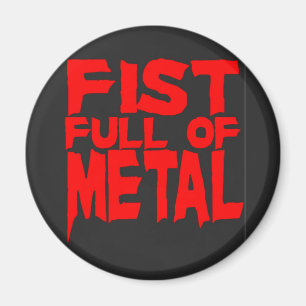 Faust aus Metall Magnet