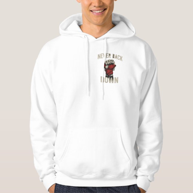 Faust der Herausforderung Hoodie (Vorderseite)
