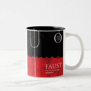 Faust-Kaffee-Tasse Zweifarbige Tasse