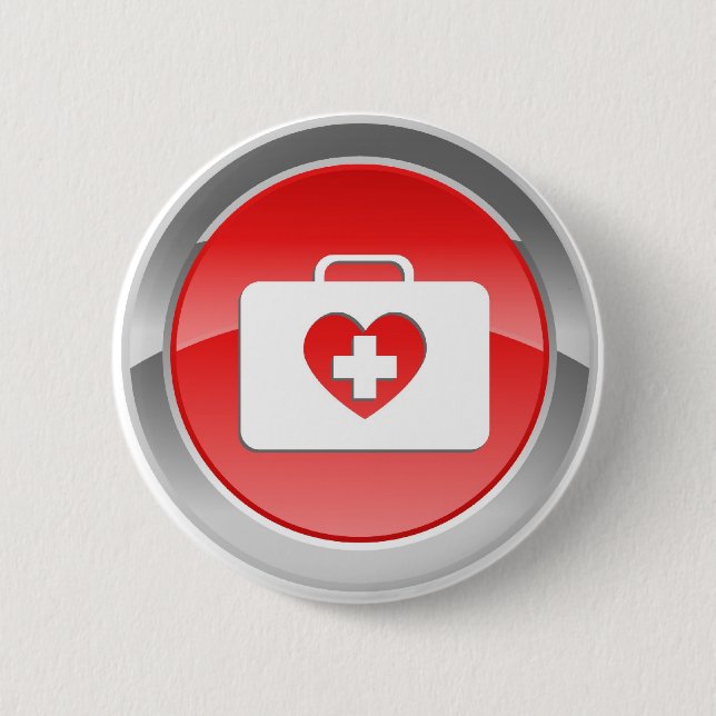 Faust-Liebe unterstützt Knopf Button (Vorderseite)