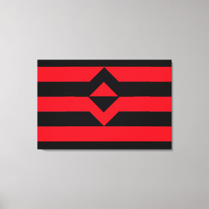 Faust Stolz Flagge Leinwanddruck