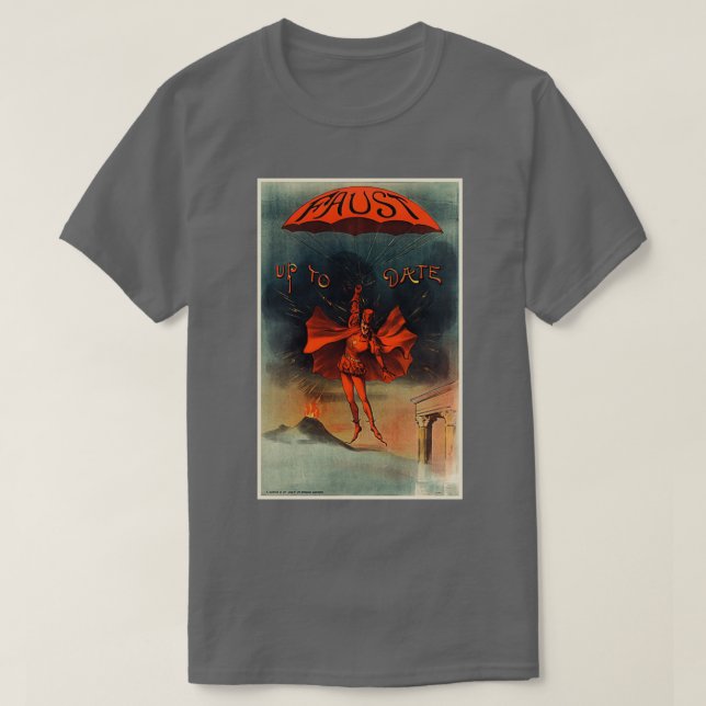 FAUST up date 1890 Johann Wolfgang von Goethe T-Shirt (Design vorne)