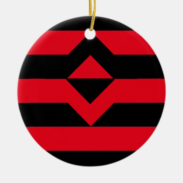 Faustdruckmarkierung Keramik Ornament (Vorne)