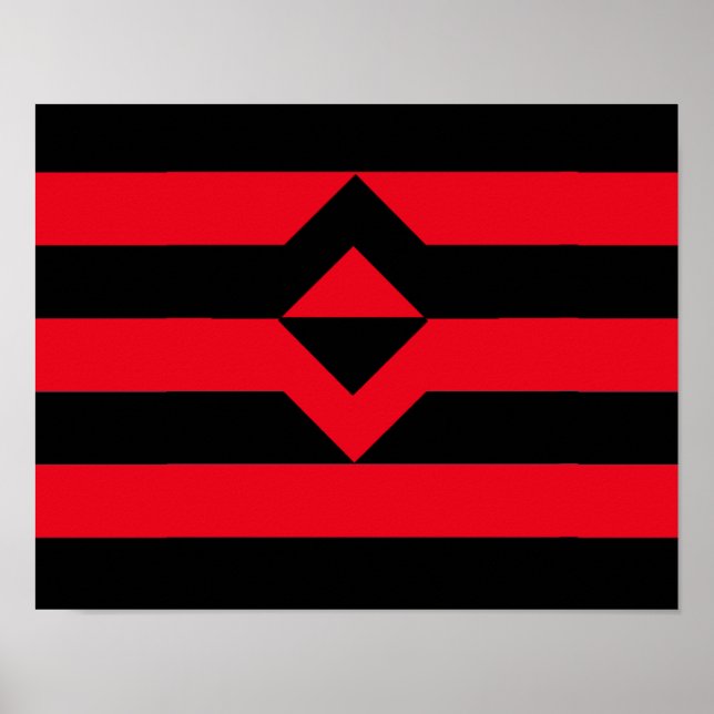 Faustdruckmarkierung Poster (Vorne)