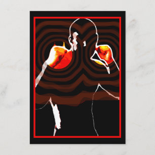 Fäuste des Feuerverpackens Einladung