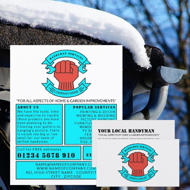 Faustlogo, Handyman Visitenkarte (Von Creator hochgeladen)