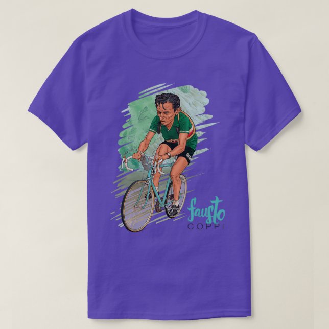 Fausto x27il Campionissimox27 Coppi T-Shirt (Design vorne)