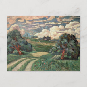 Fauve Landschaft Postkarte