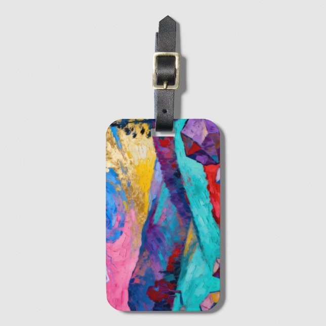 Fauvism Gepäckanhänger (Vorderseite Vertikal)