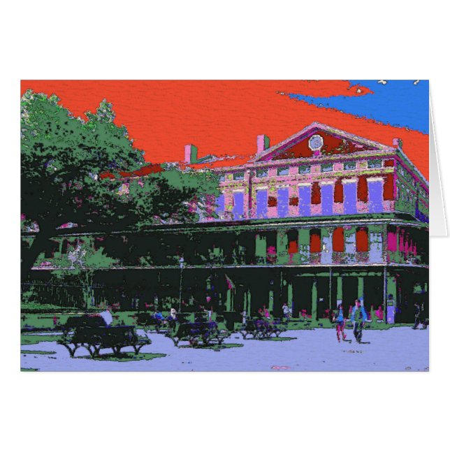 Fauvismus: New Orleans Pontalba Gebäude (Vorderseite (Horizontal))
