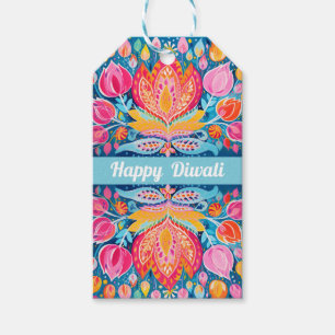 Fauvist Diwali Grüße Geschenkanhänger