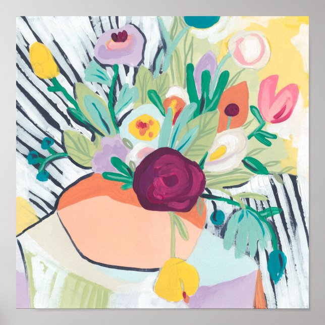 Fauvist Floral II Poster (Vorne)