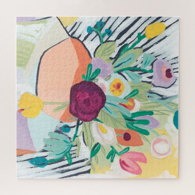 Fauvist Floral II Puzzle (Horizontal)