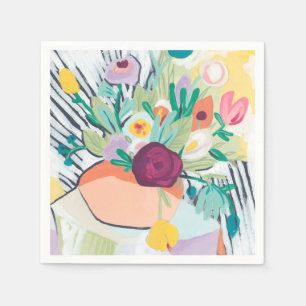 Fauvist Floral II Serviette