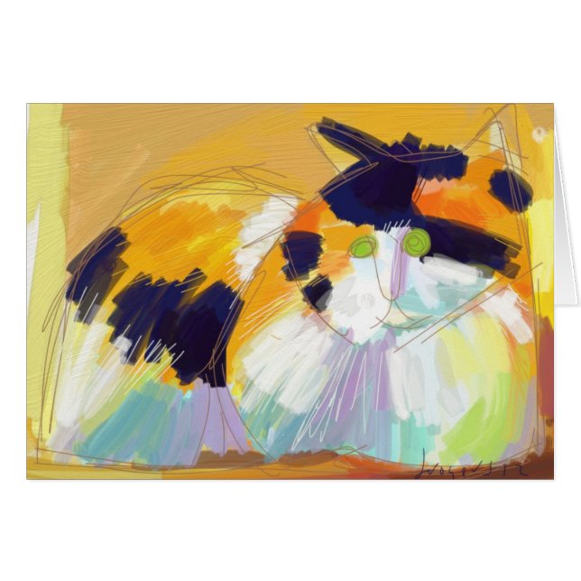 Fauvist Kalikokatze (Vorderseite (Horizontal))