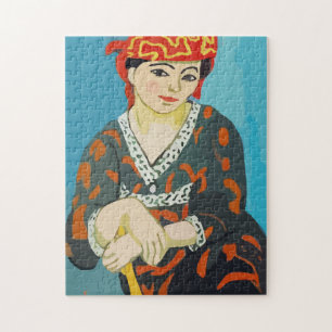 Fauvist Woman Poirtrait, JigSaw Puzzle