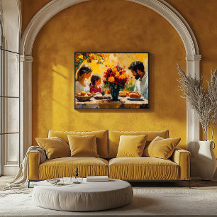 Fauvistische Familientreffen - Lebendig und Warm Poster