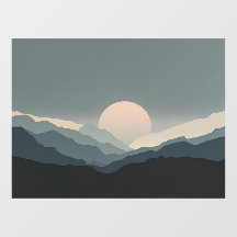 Fauvistischer Horizont | Charcoal Moon WB Clear 24