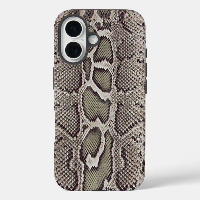 Faux Boa Constrictor Snakeskin Case-Mate iPhone Hülle (Rückseite)