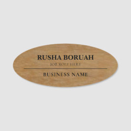 Faux Gold Corporate Employee Badge nametags Namensschild
