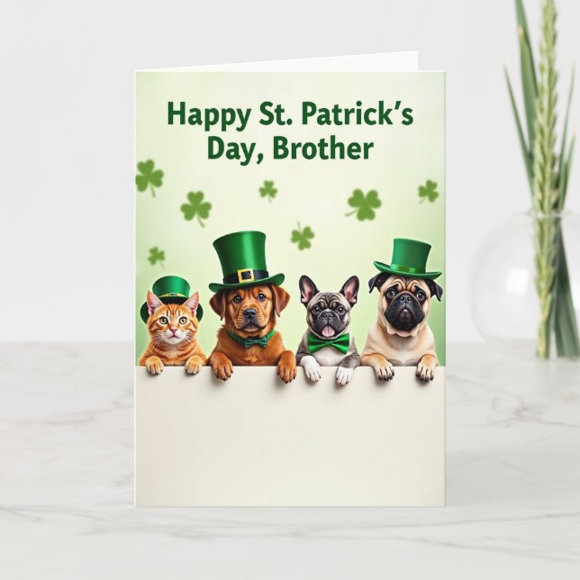 Faux Gold Holiday Friends Card Karte (Vorderseite)