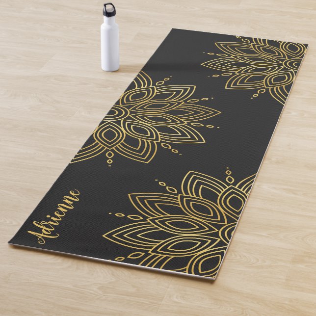 Faux Gold Mandala Yogamatte (Beispiel)