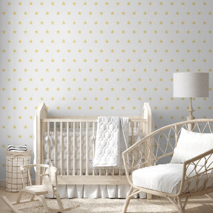 Faux Gold Stars Kindergarten Kinderzimmer Innendek Tapete
