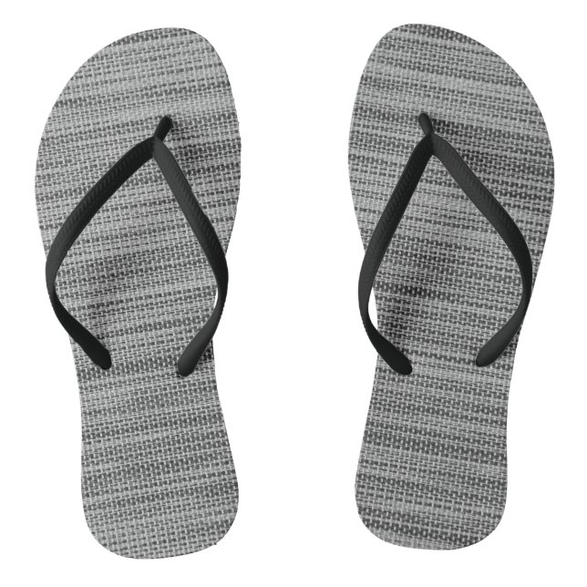 Faux-Grau-Gewebe-Flip-Flops Flip Flops (Fußbett)