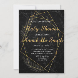 Faux Marble Geometric Baby Dusche Einladung