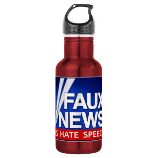 FAUX news Edelstahlflasche