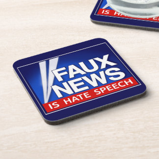 FAUX news Getränkeuntersetzer
