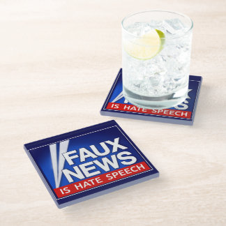 FAUX news Glasuntersetzer