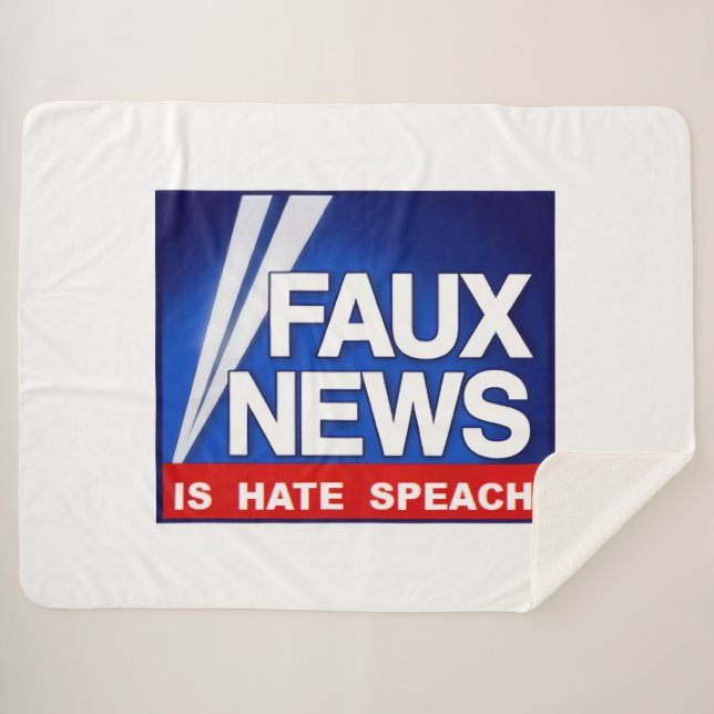 Faux News Sherpadecke (Vorderseite (Horizontal))