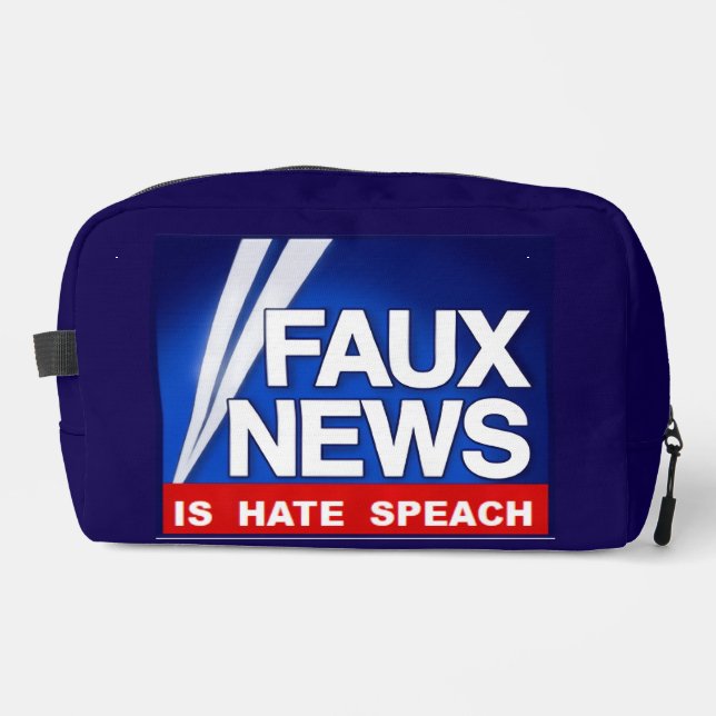 Faux News Waschbeutel (Vorderseite)
