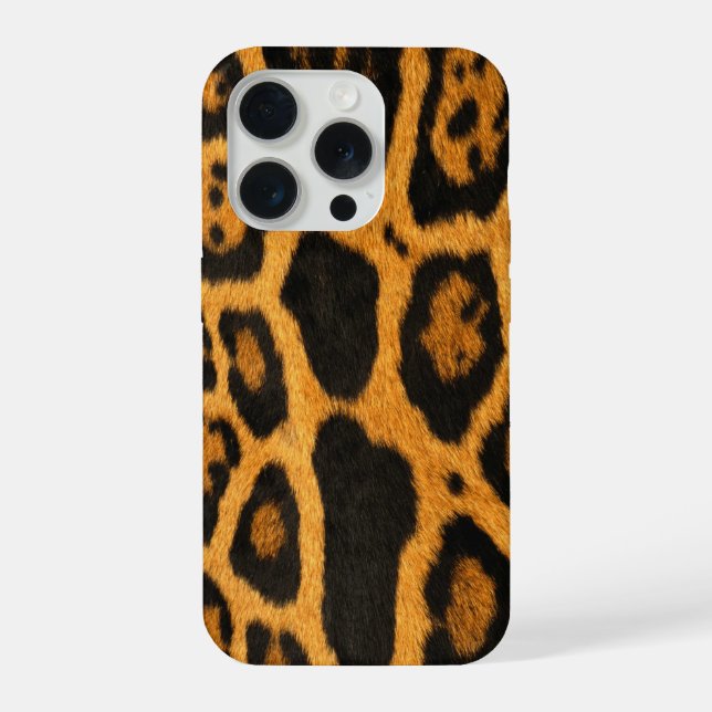 Faux Ocelot Skin iPhone Hülle (Rückseite)
