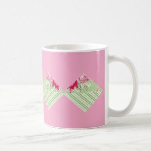 Faux-Patchwork-Tasse Tasse