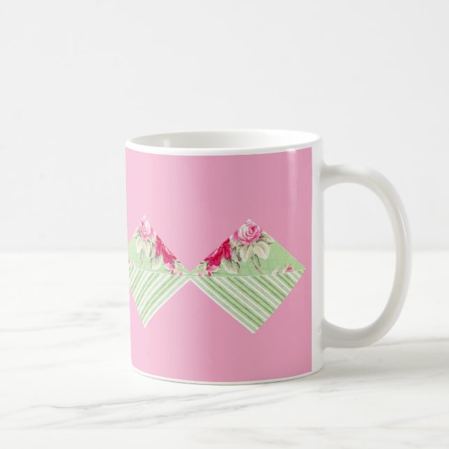Faux-Patchwork-Tasse Tasse (Rechts)