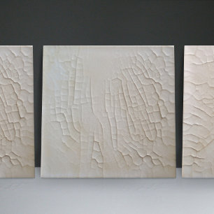 Faux-Relief-Glasur Weiße Minimalistische Heimdekor Fliese