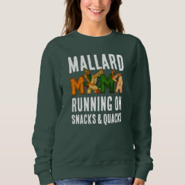 Faux Rhinestone MALLARD MAMA Sweatshirt