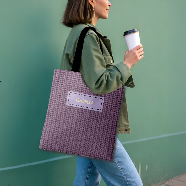 Faux Sweater Knit Custom Name & Quote (Von Creator hochgeladen)